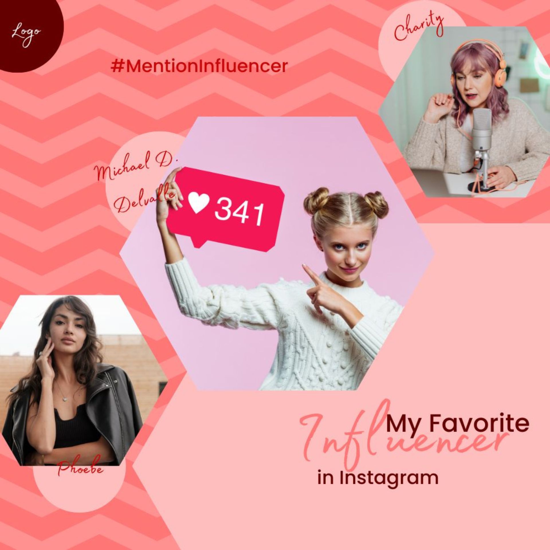 influencer social media design